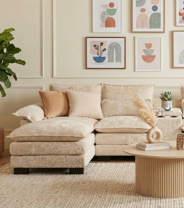 RIVERY Loungebank met Console Stone