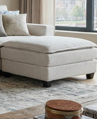 ARBEN Ecksofa Stone Cordstoff