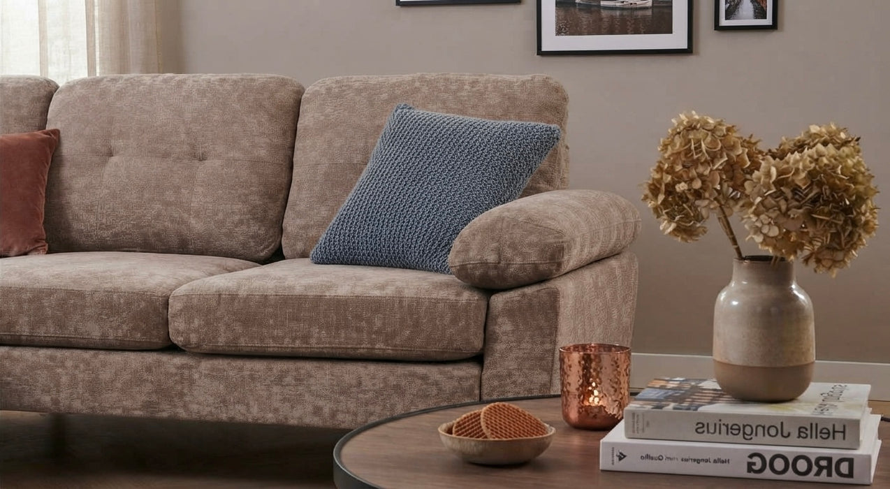 Ecksofa AMANS Taupe Links