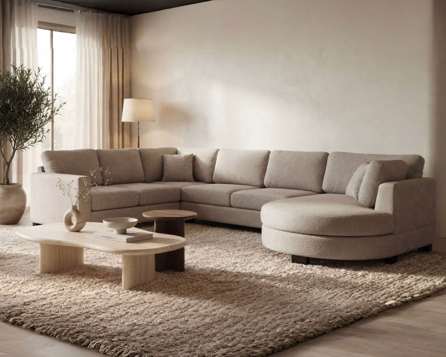 Hoekbank THOILY Loungebank Stone Rechts