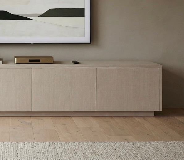Meuble TV LAMOR Japandi Ivoire 240CM