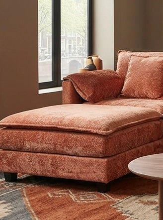 NOULET Modulares Ecksofa Cognac