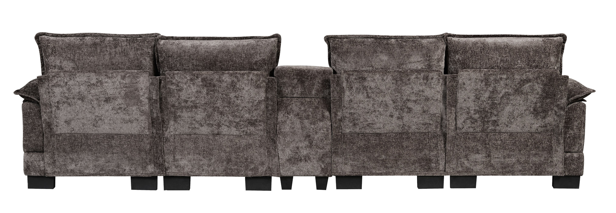 RIVERY Loungebank met Console Antraciet