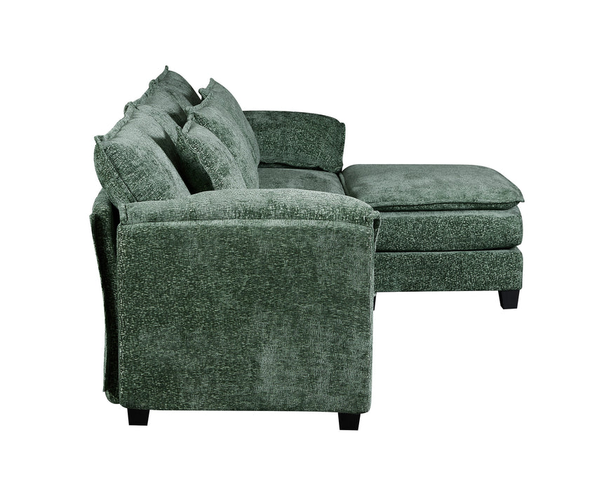 NOULET Modulares Ecksofa Smaragdgrün