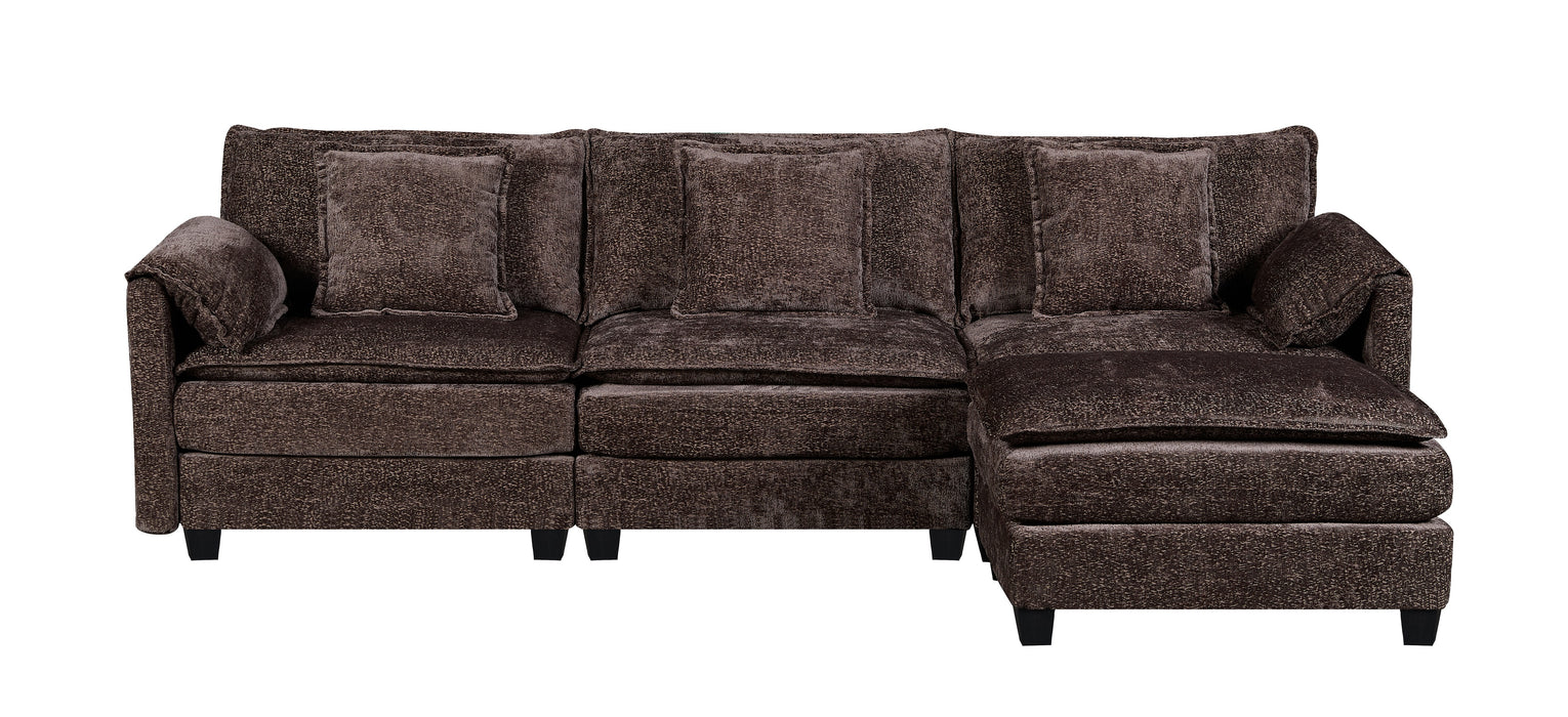 NOULET Modulares Ecksofa Taupe