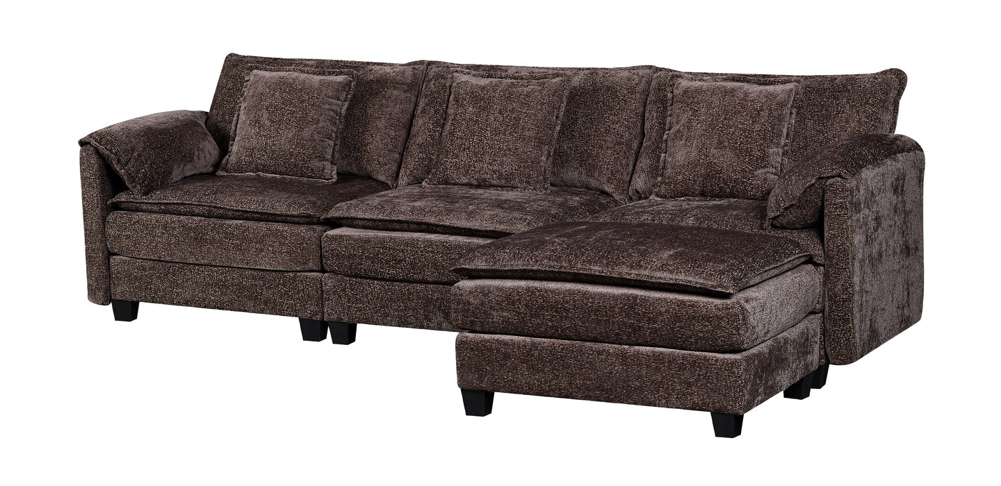 NOULET Modulares Ecksofa Taupe