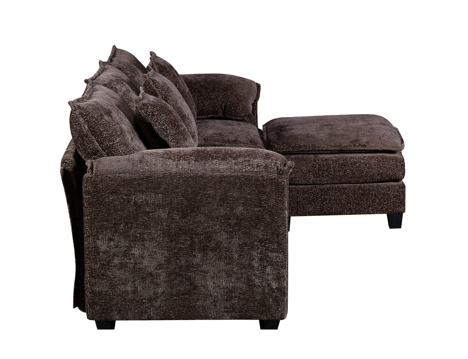 NOULET Modulares Ecksofa Taupe
