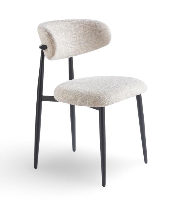 Japandi Eetkamerstoel Arles Stone Set van 4