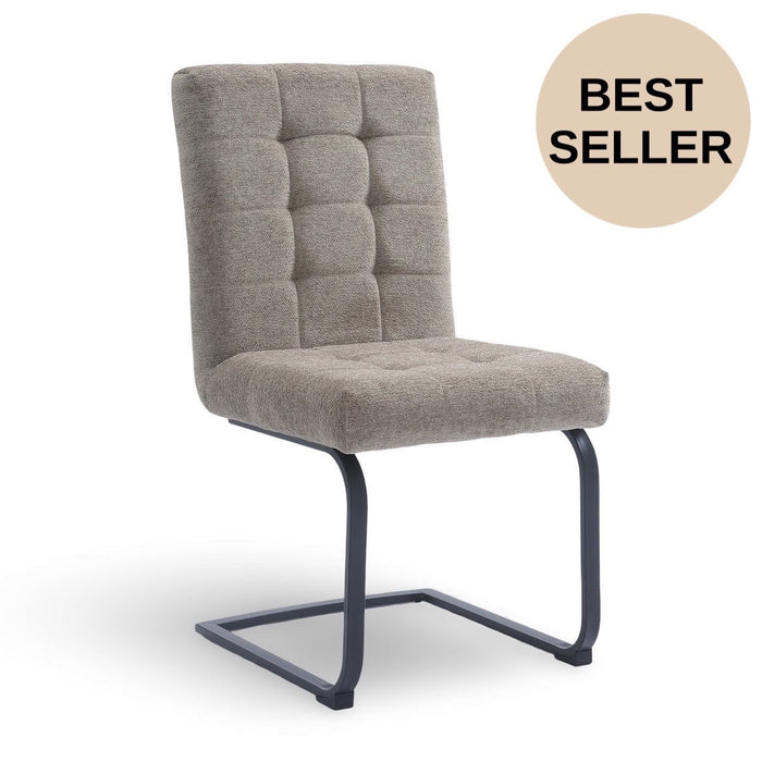 Eetkamerstoel Roche Symphony Taupe Set van 2