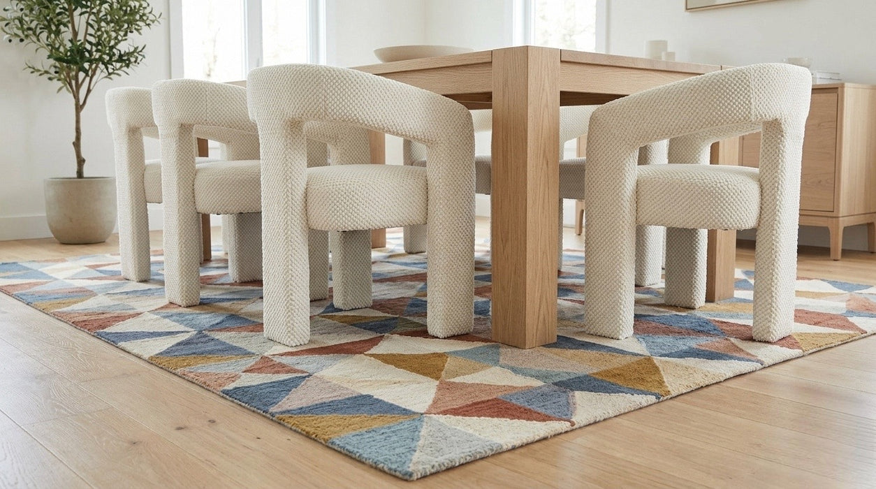 Eetkamerstoel Armeno Boucle Creme