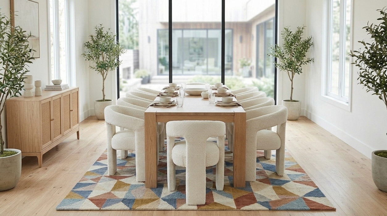 Eetkamerstoel Armeno Boucle Creme