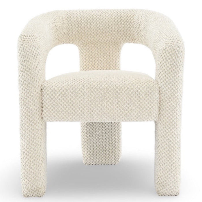 Eetkamerstoel Armeno Boucle Creme Set van 2