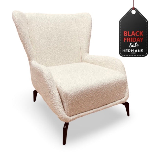 Fauteuil Design Rouba Boucle Creme