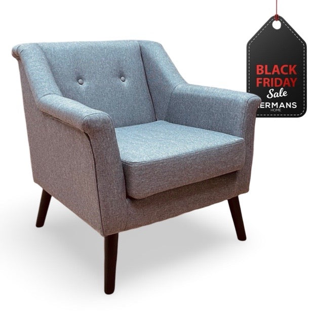 Design Fauteuil Arcel Linnen Stof Antraciet