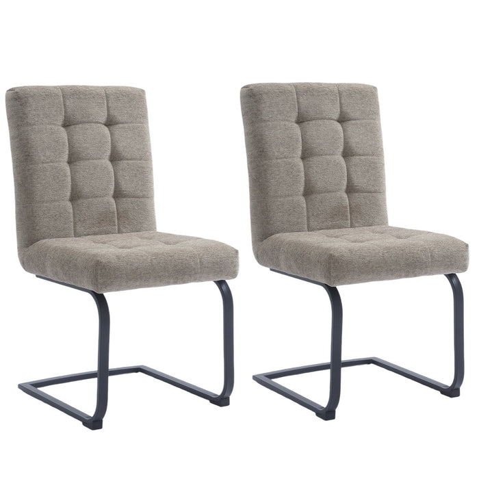 Eetkamerstoel Roche Symphony Taupe Set van 2