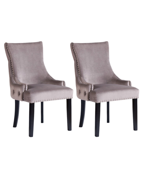 Landelijke Eetkamerstoel Orleon Stone Set van 2