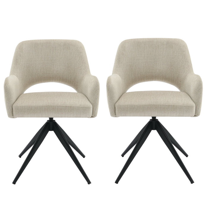 Draaibare Eetkamerstoel Moulin Stone Set van 2