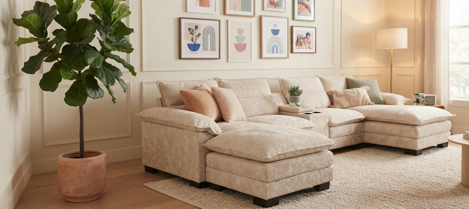 RIVERY Loungebank met Console Stone