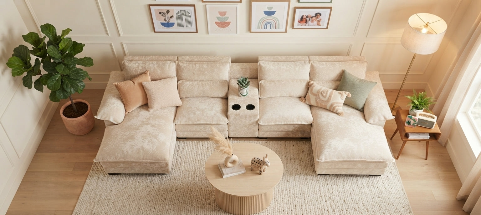 RIVERY Loungebank met Console Stone