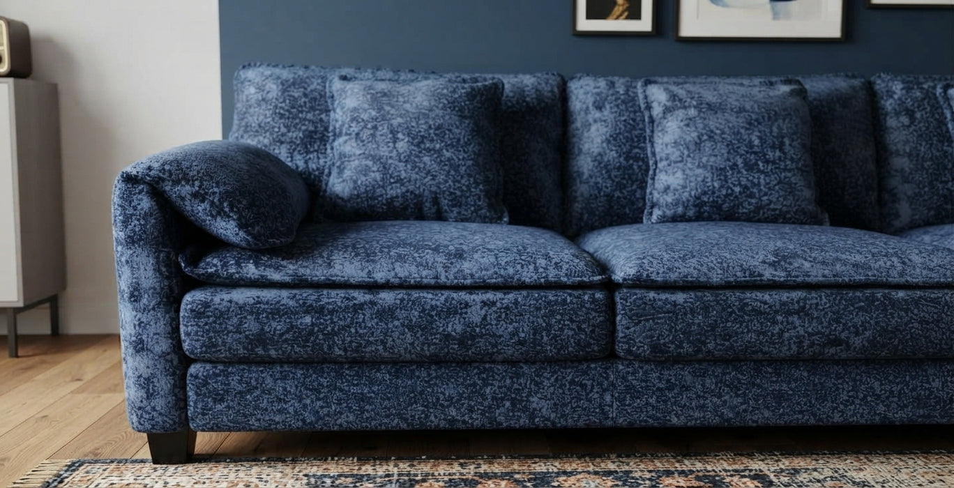 NOULET Modulares Ecksofa Blau