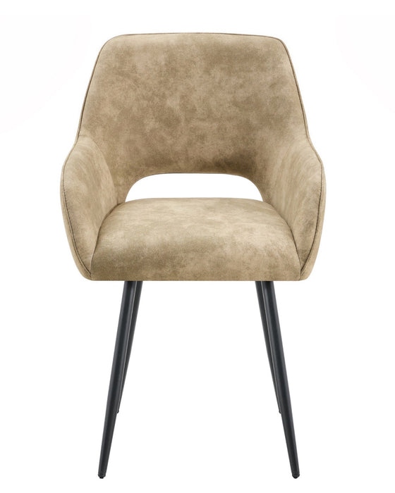 Eetkamerstoel Origny Leer Taupe