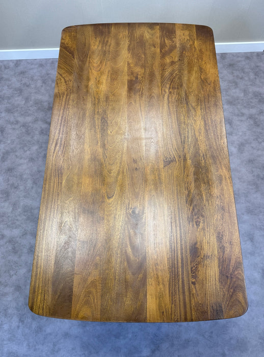 EETTAFEL SEVRE ACACIA HOUT RIBBEL POOT WALNOOT 180X100 CM