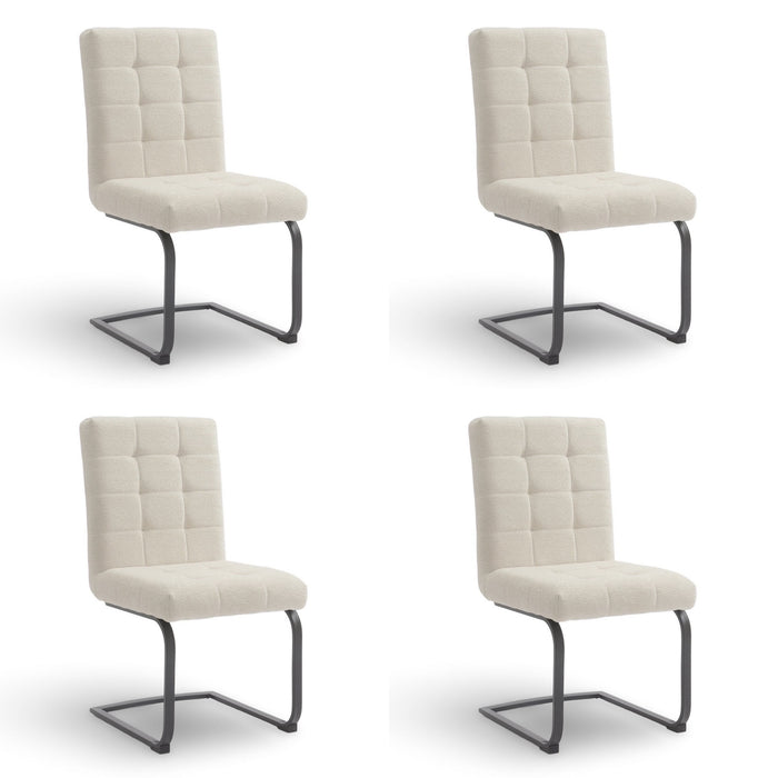 Eetkamerstoel Roche Symphony Stone Set van 4