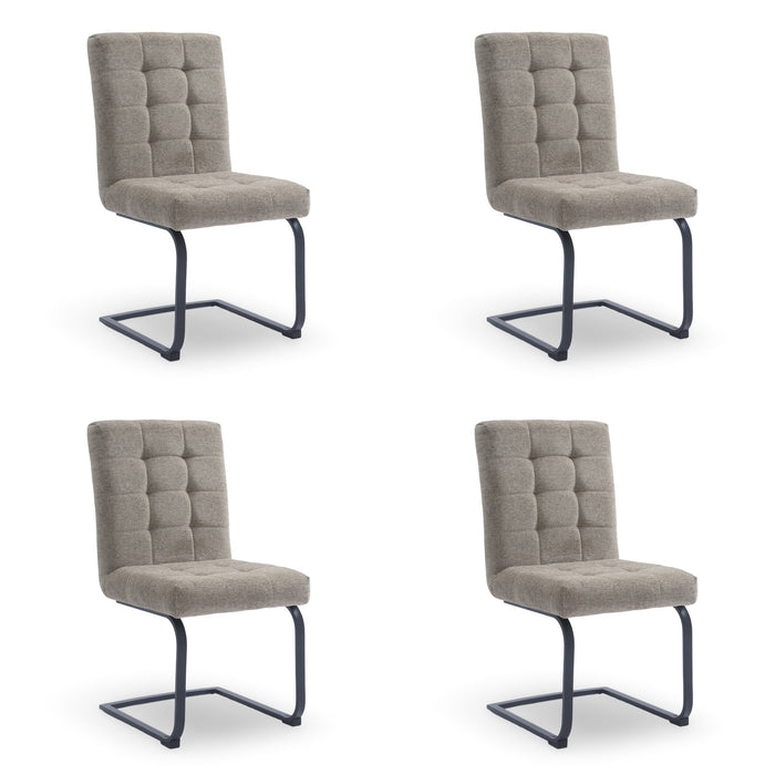 Eetkamerstoel Roche Symphony Taupe Set van 4