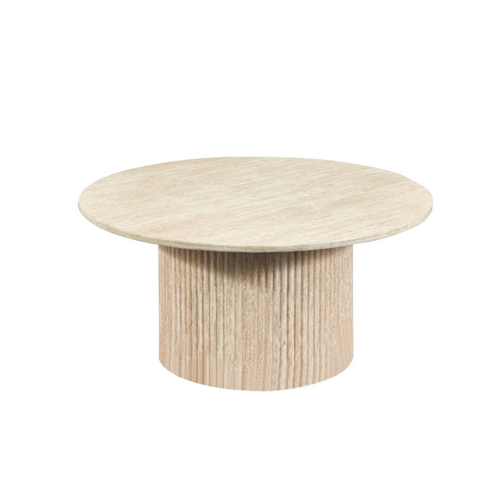 Japandi Salontafel Martin Set 2-in-1  Travertin Look