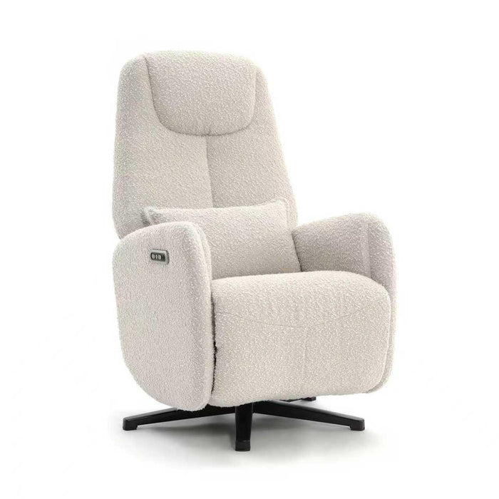 Fauteuil Relax Électrique Boucle Gervais Creme