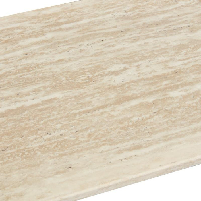 Japandi TV-Möbel Gemont Travertin Look 180 cm