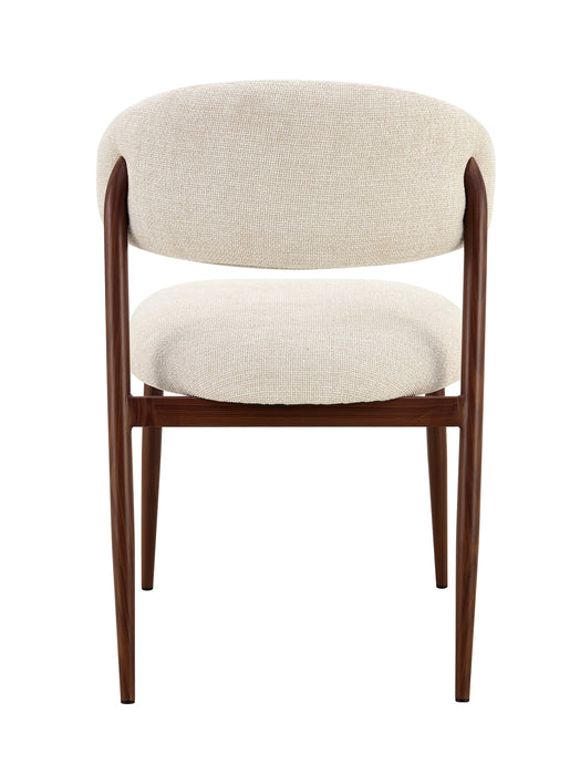 Chaise de salle à manger Japandi CHAUM Lin Stone