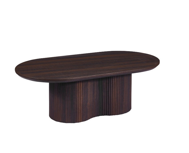 Japandi Salontafel Loubier Walnootkleur 130 cm