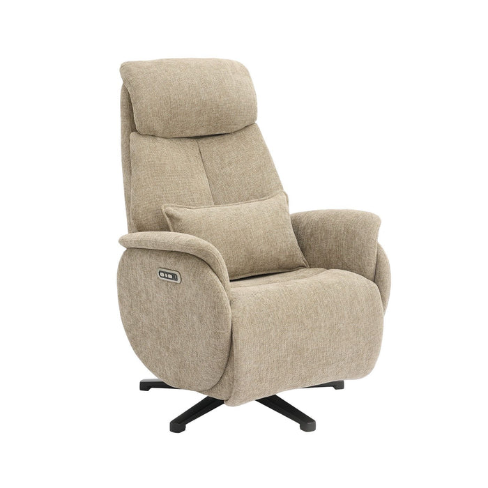 Fauteuil Relax Électrique Maine Lin Taupe