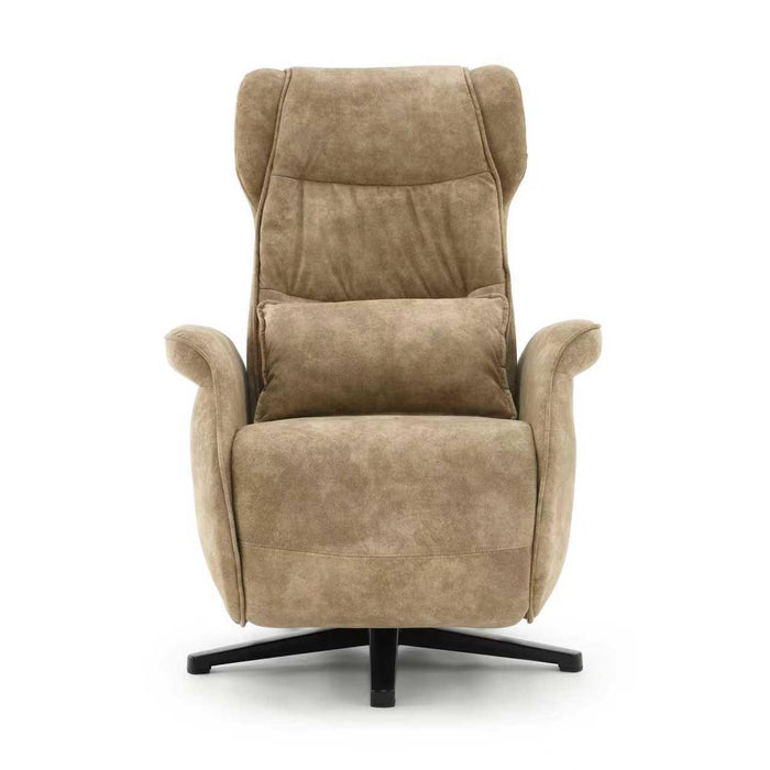 Fauteuil Relax Électrique Micro Suède Teron Taupe