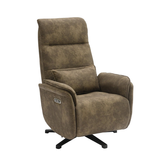 Elektrischer Relaxsessel Valois Microfaserleder Taupe