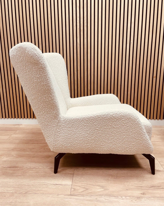 Fauteuil Design Rouba Boucle Creme