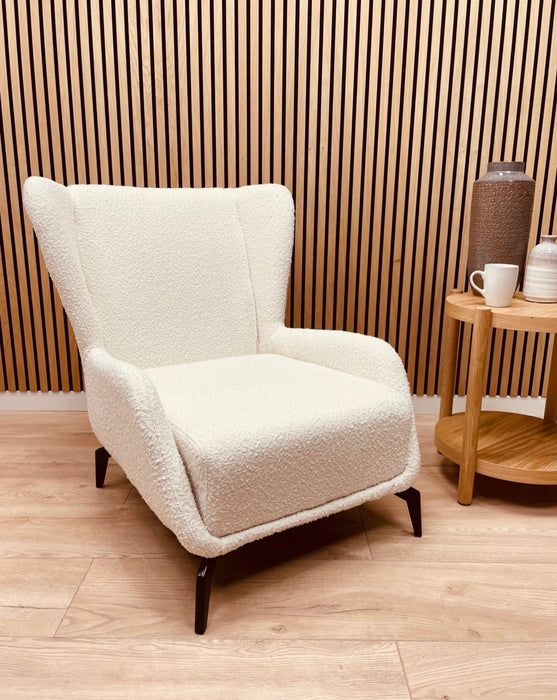 Fauteuil Design Rouba Boucle Creme