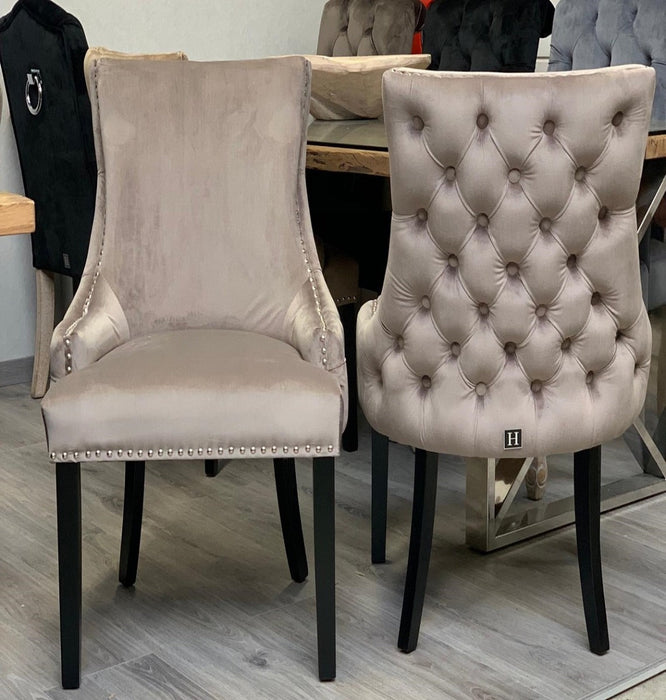 Landelijke Eetkamerstoel Orleon Stone Set van 4